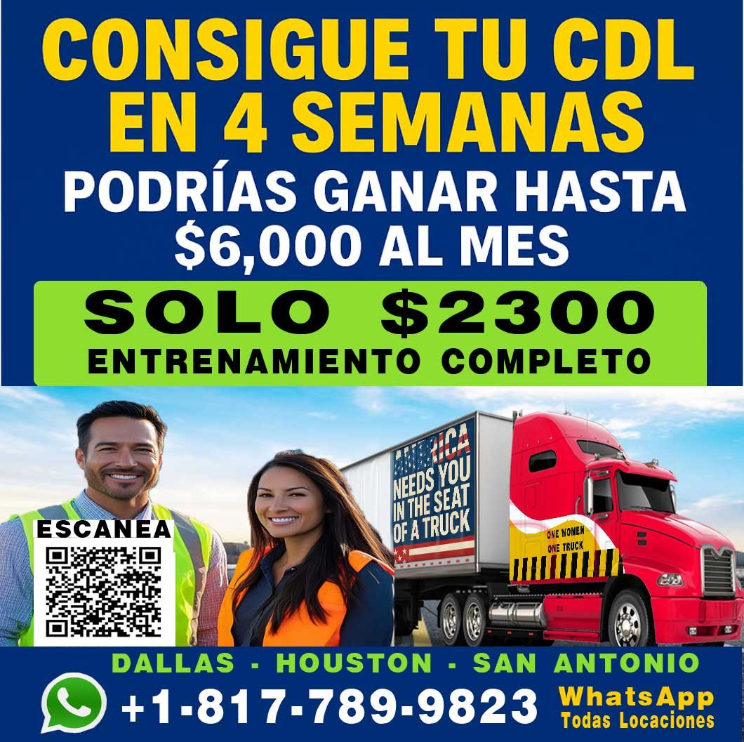 qr-flyer-mujeres CDL Espanol Texas